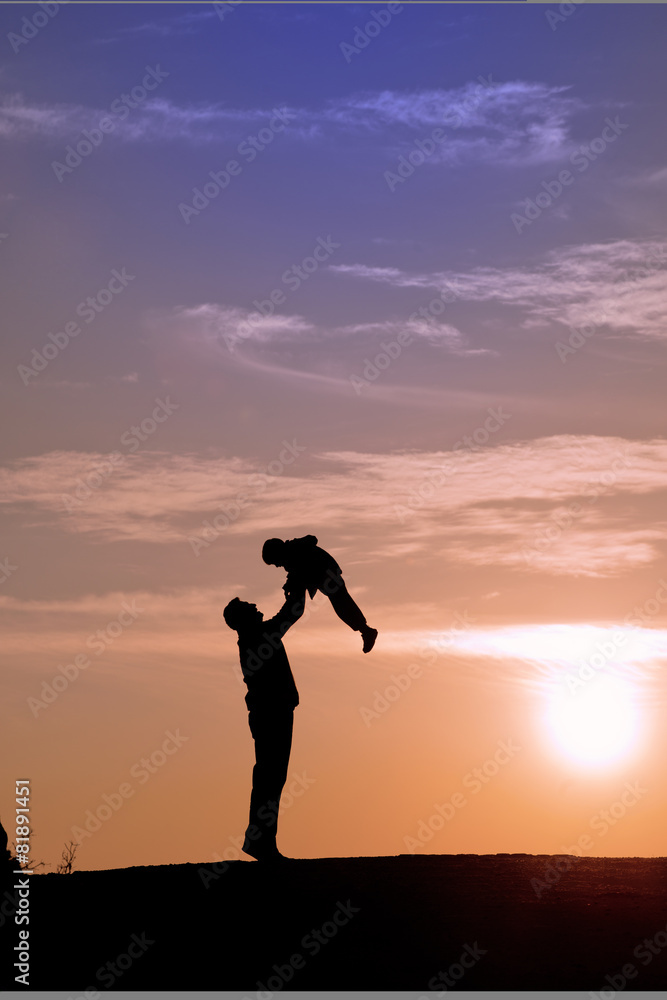 Fototapeta premium Father and son
