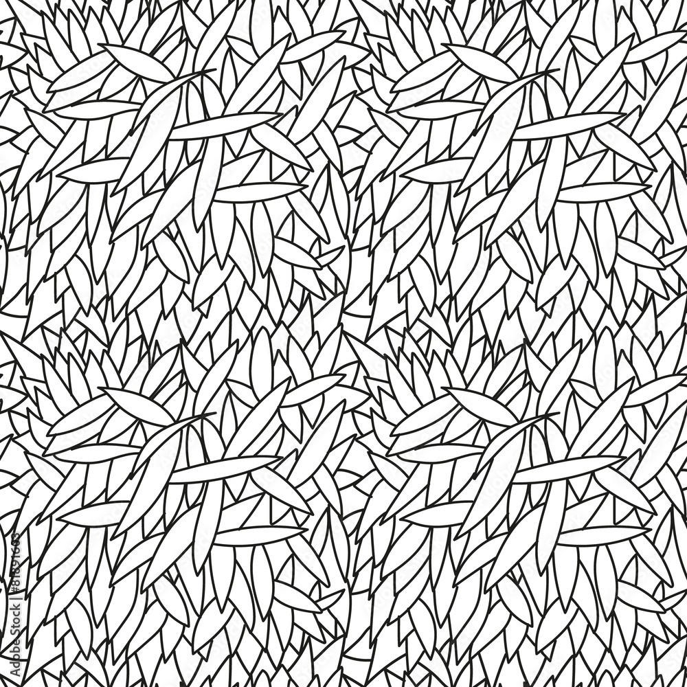 seamless pattern with leafs