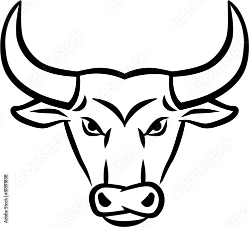 Angry Bull Head