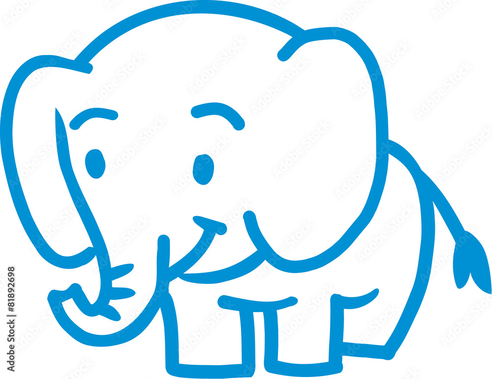 Elephant cartoon children Elephant cartoon children