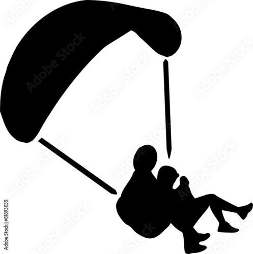 Skydiving Silhouette