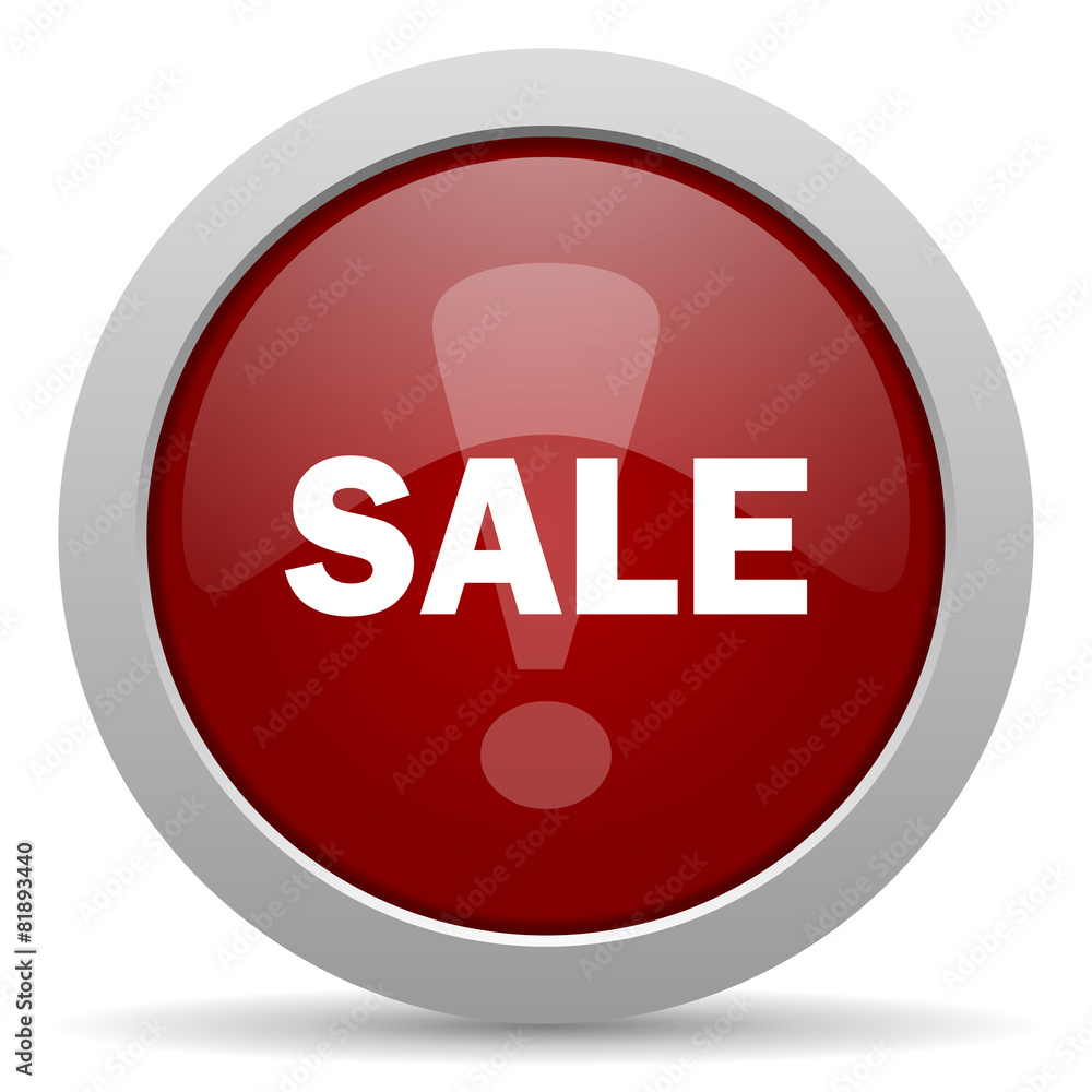 sale red glossy web icon sale red glossy web icon