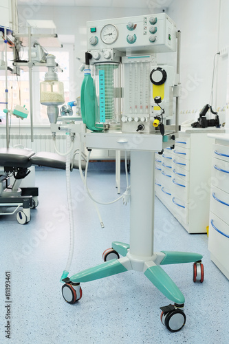 The image of a dental anesthesiology machine