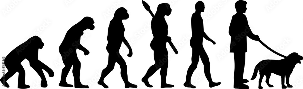 Evolution dog owner Evolution dog owner