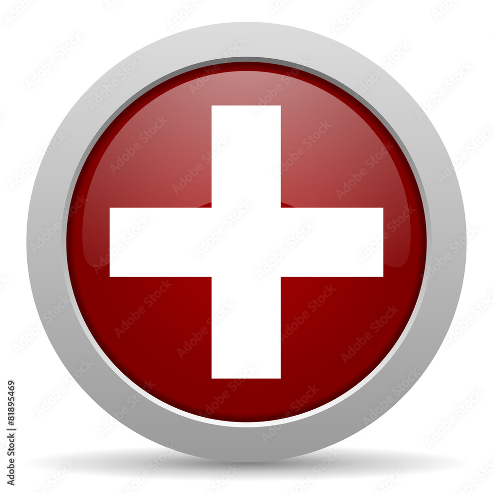 plus red glossy web icon plus red glossy web icon