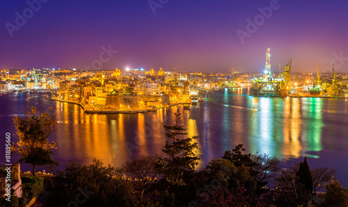 Fort St. Angelo and Dockyard Creek in Malta