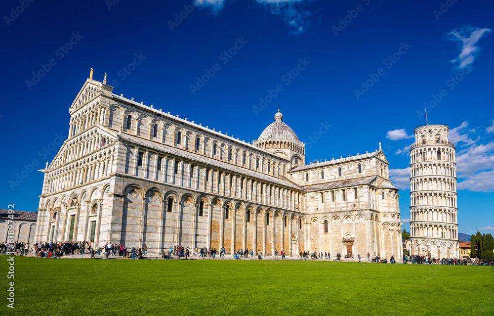 View of the Cathedral of Pisa - Italy