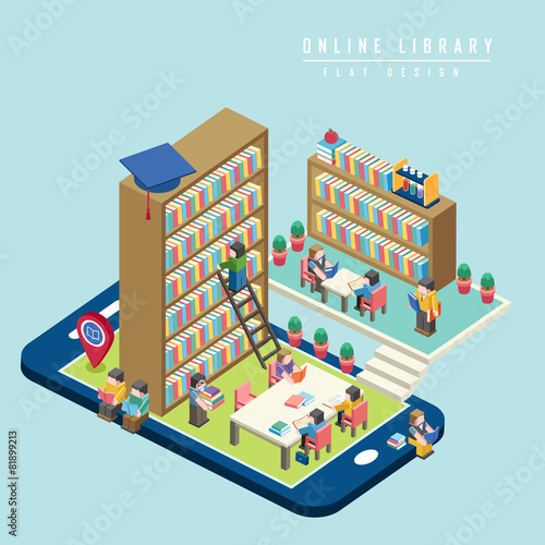 knowledge concept 3d isometric infographic with a book