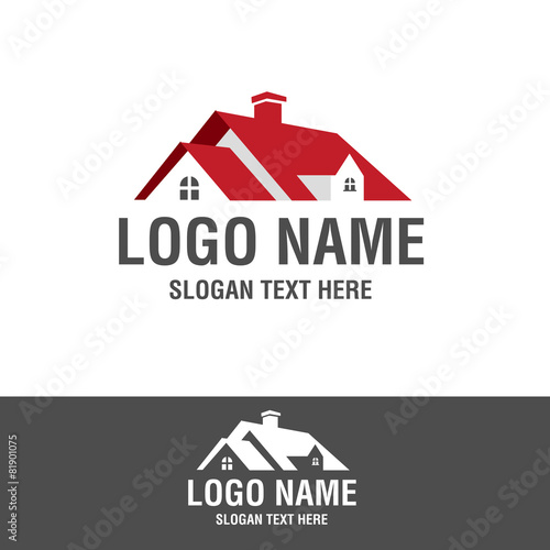 residential logo - red home