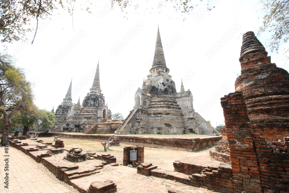 Fototapeta premium Ancient palaces. Ayutthaya Thailand