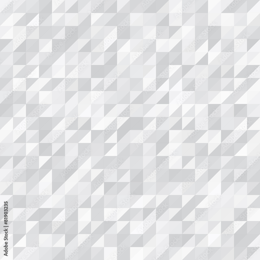 Geometric Background. White and Grey Triangles Geometric Background. White and Grey Triangles
