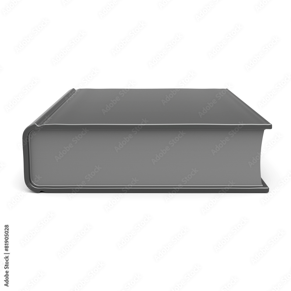 Fototapeta premium Book blank empty template single brochure icon concept