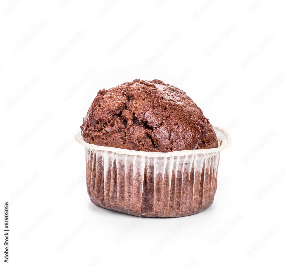 Muffin with chocolate. Muffin with chocolate.