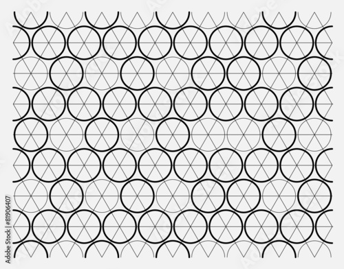Vector seamless pattern. Modern stylish texture.
