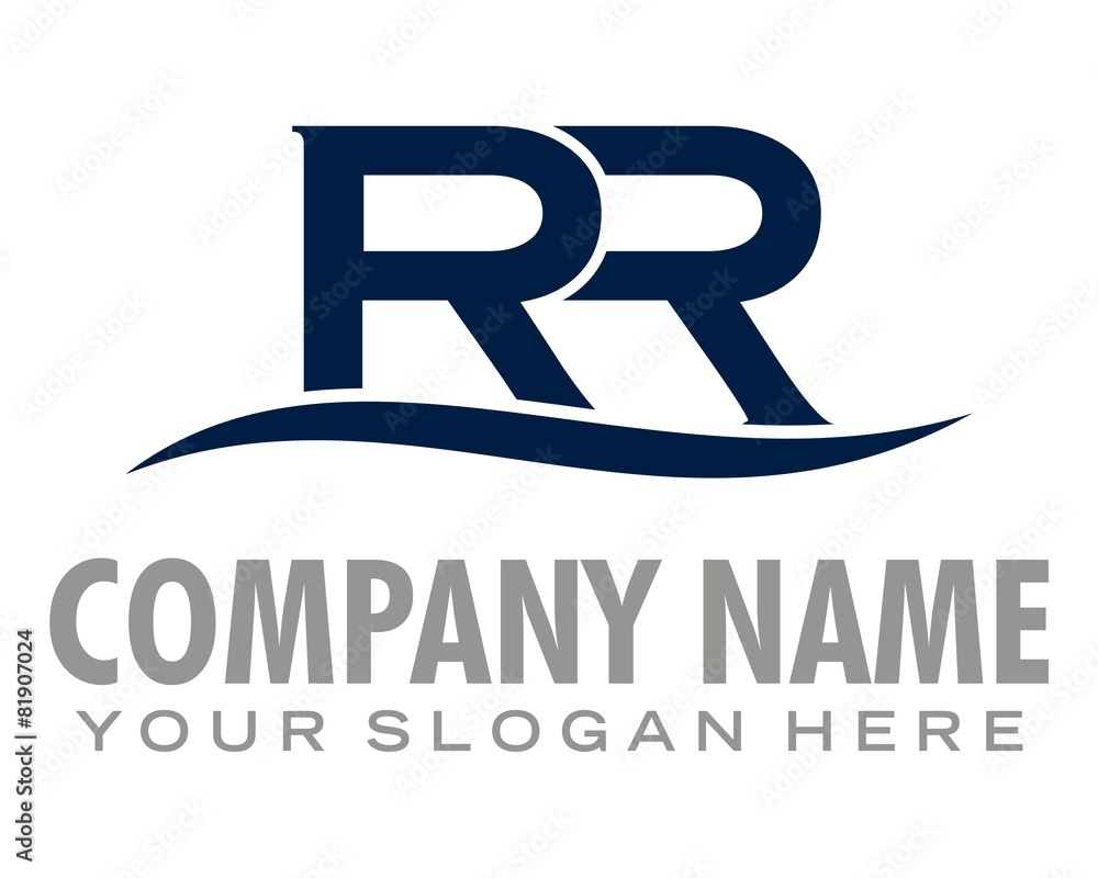RR logo vector icon Stock Vector | Adobe Stock