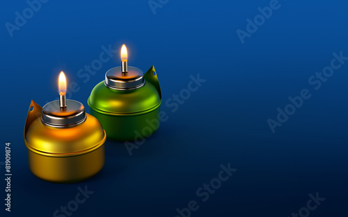 Ramadan Oil Lamp photo