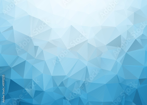 Blue Triangle Background