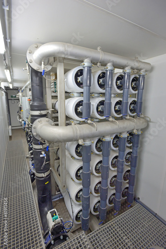 water treatment with reverse osmosis photo