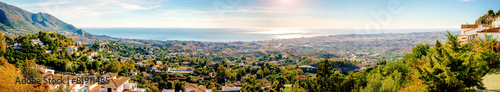 Fotografía Panoramic view from the Mijas village to Fuengirola town