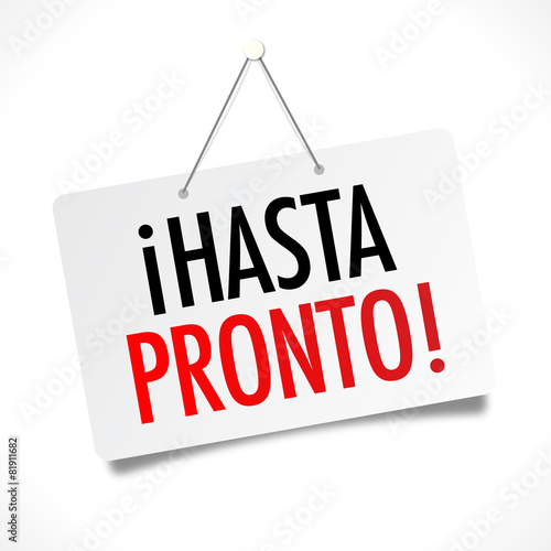 Hasta pronto