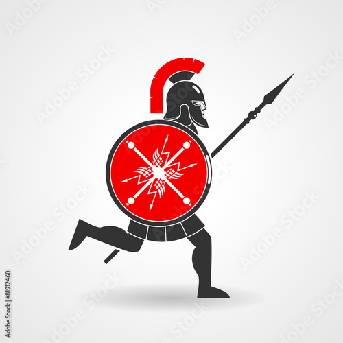 Ancient legionnaire warrior icon
