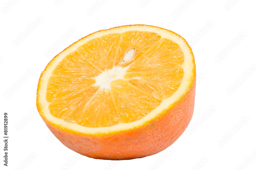 Orange fruit isolated on white background Orange fruit isolated on white background