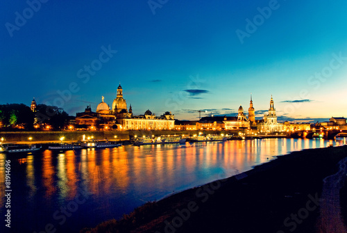 Dresden at night