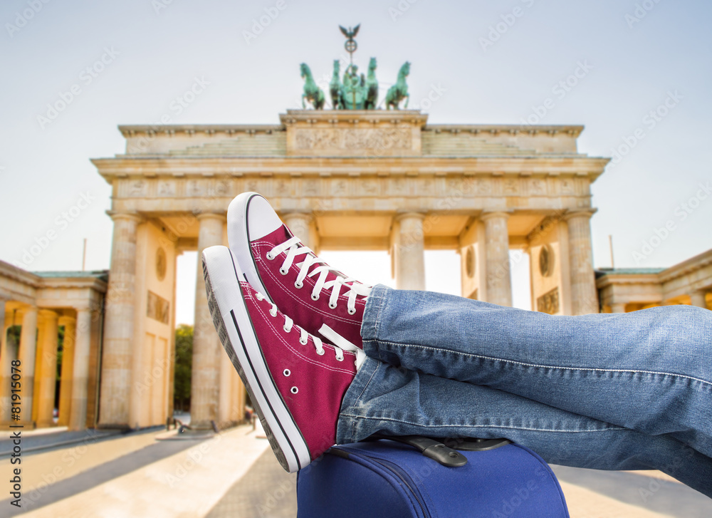 Obraz premium relaxed arrival in Berlin