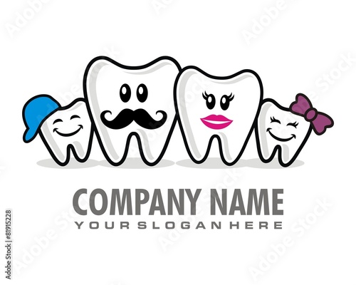 tooth dentist logo image vector