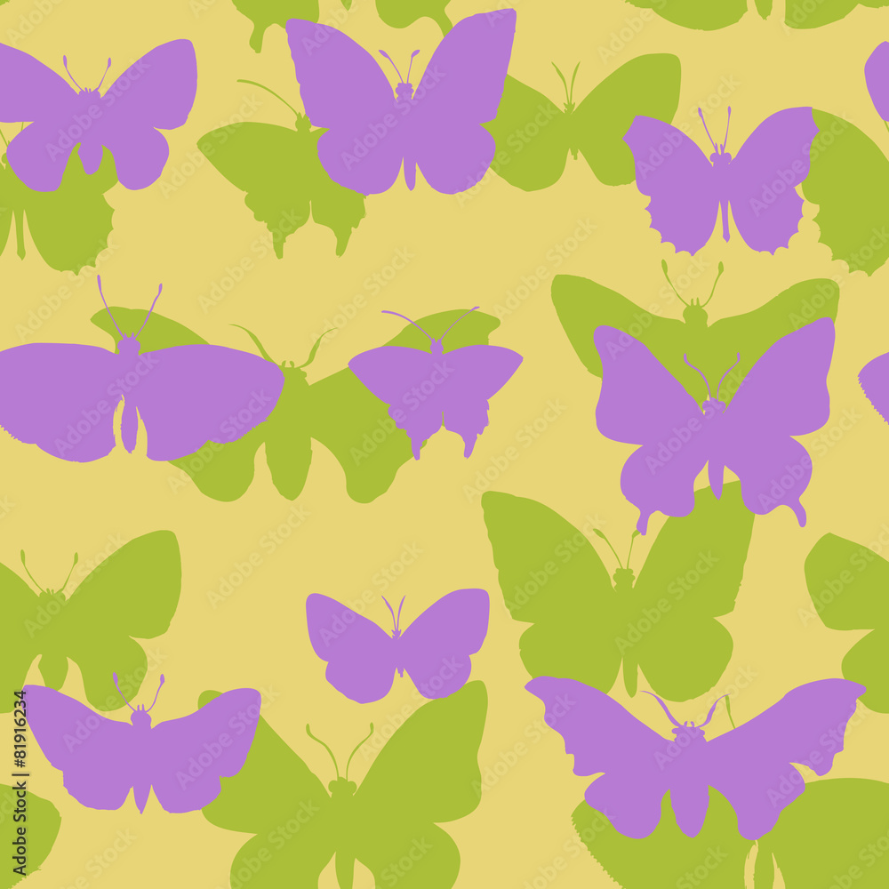 vector seamless pattern of butterflies vector seamless pattern of butterflies