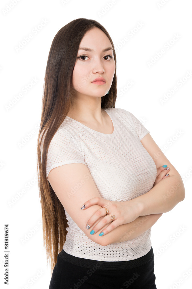 Portrait of a businesswoman Asian girl. Portrait of a businesswoman Asian girl.