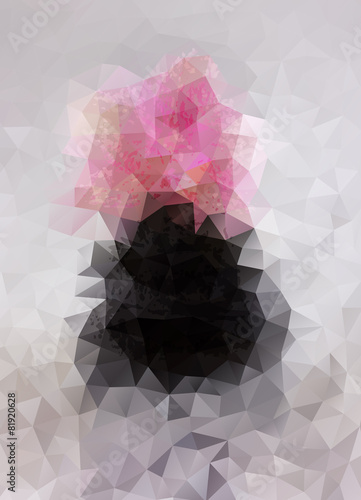 orchid and spa atones made with triangles