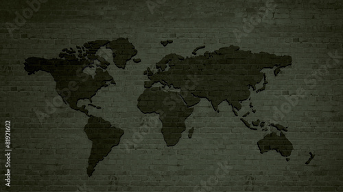 Fototapeta Naklejka Na Ścianę i Meble -  World map