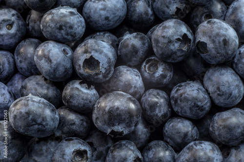 Fresh ripe blueberries background
