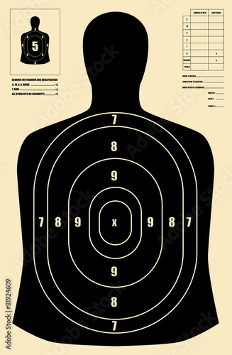 Black human target