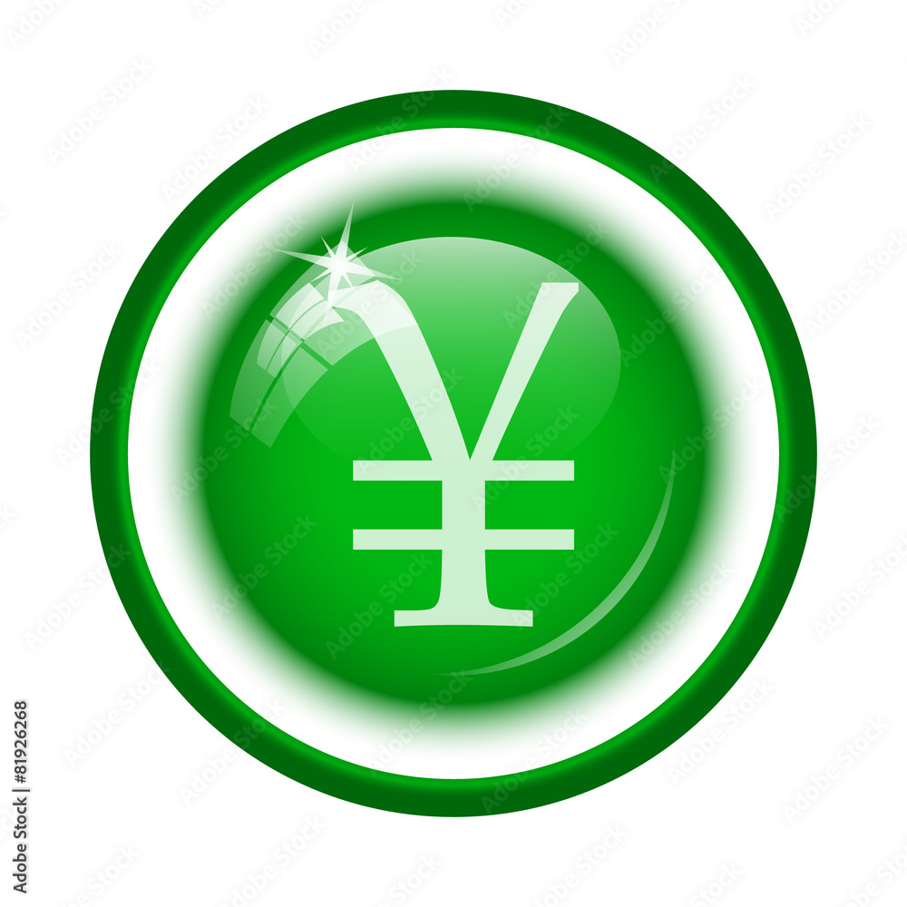 Obraz premium Yen icon