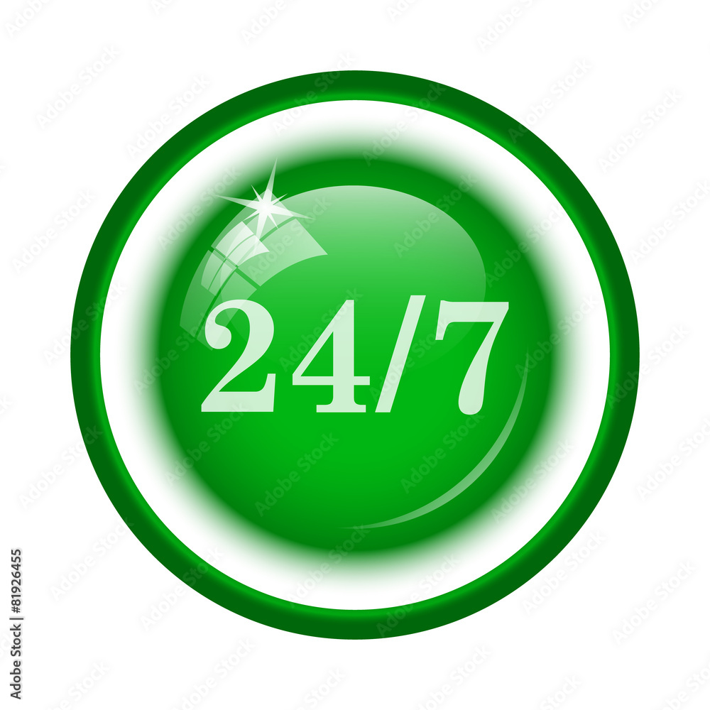 24 7 icon 24 7 icon