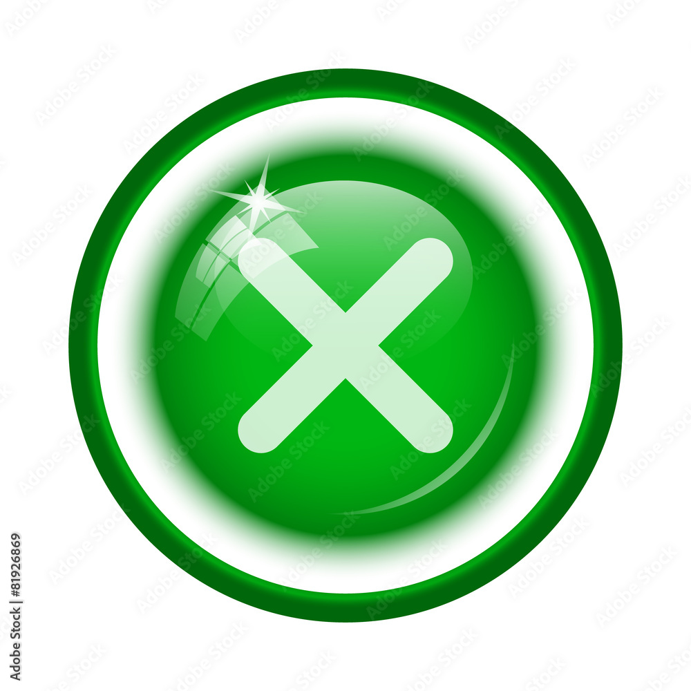 Obraz premium X close icon