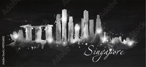 Silhouette chalk Singapore