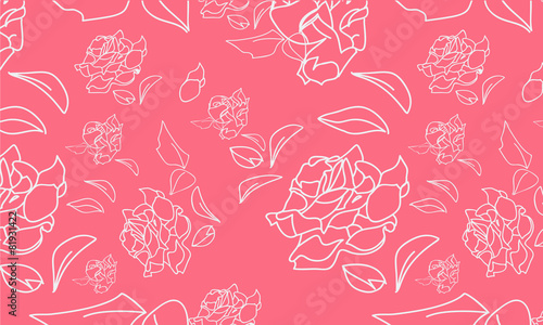 pink flowers pattern