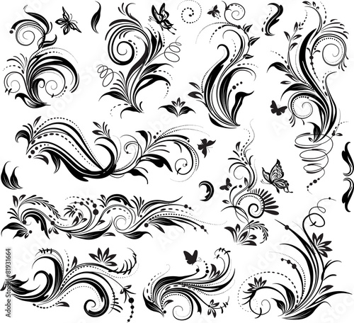 Floral design elements