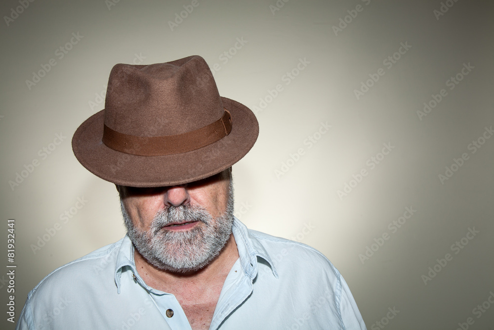 Attractive Senior with white beard Attractive Senior with white beard