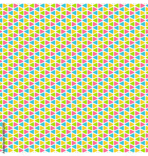 Bright fun mosaic seamless pattern