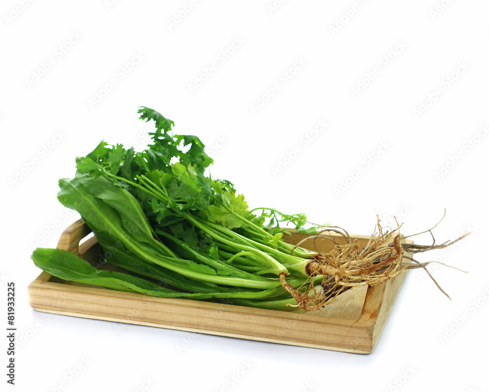 Fresh green vegetables on a white background. Fresh green vegetables on a white background.