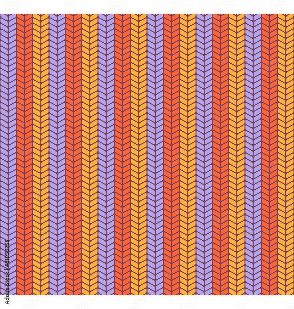Seamless bright fun abstract vertical knitted pattern isolated o Seamless bright fun abstract vertical knitted pattern isolated o
