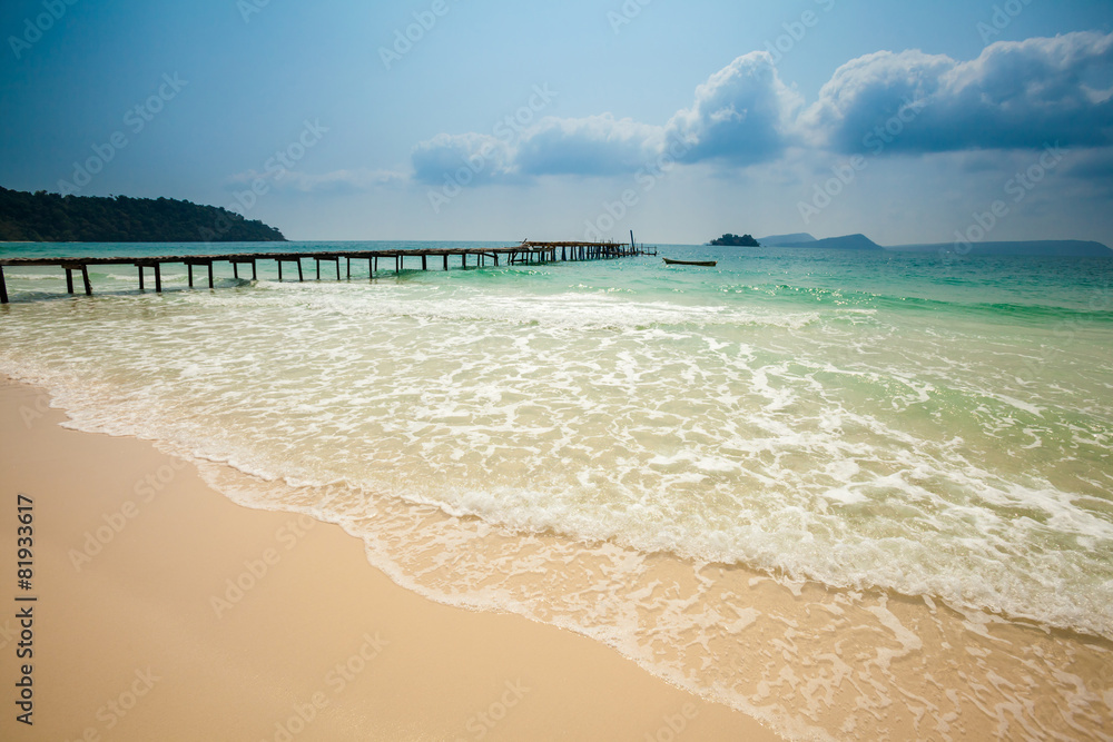 Tropical landscape of Koh Rong