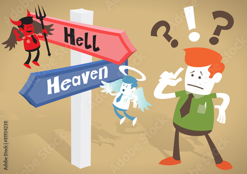 Corporate Guy has a Moral Dilemma at the Crossroads.