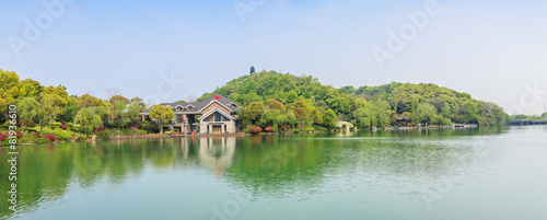 spring, the beauty of the park in hangzhou