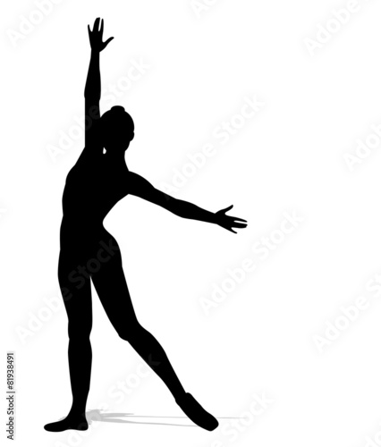silhouette di ballerina