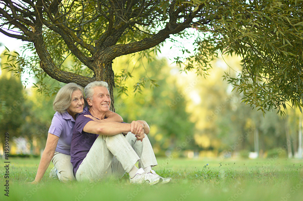 Fototapeta premium Happy Mature couple